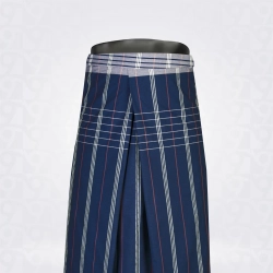 Cloud Burst Red White line Checked Lungi 